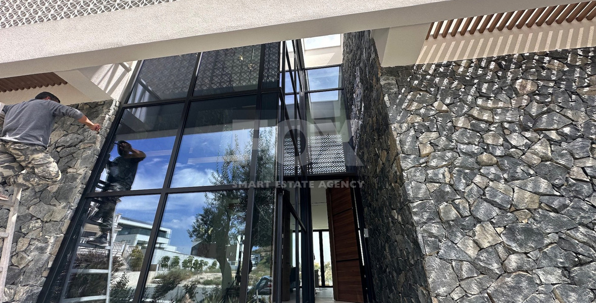 High Quality Villa custom built for sale in a quiet residential area with panoramic views in Agios Athanasios