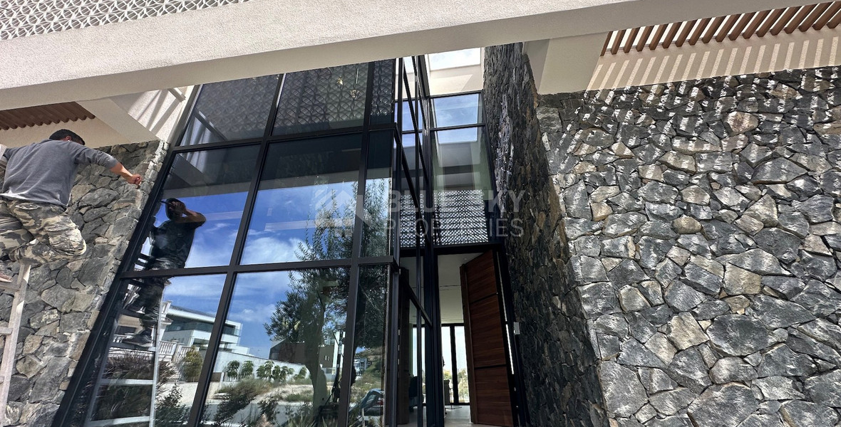 High Quality Villa custom built for sale in a quiet residential area with panoramic views in Agios Athanasios