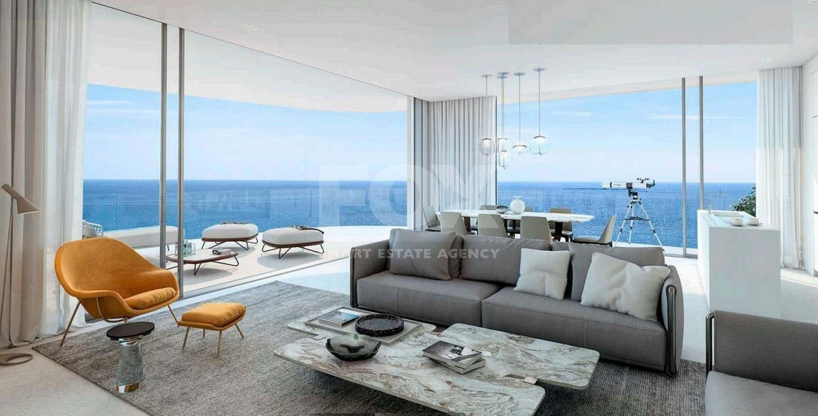 Triplex six bedroom penthouse apartment (33rd, 34th & 35th Floor) for sale close to Limassol Marina