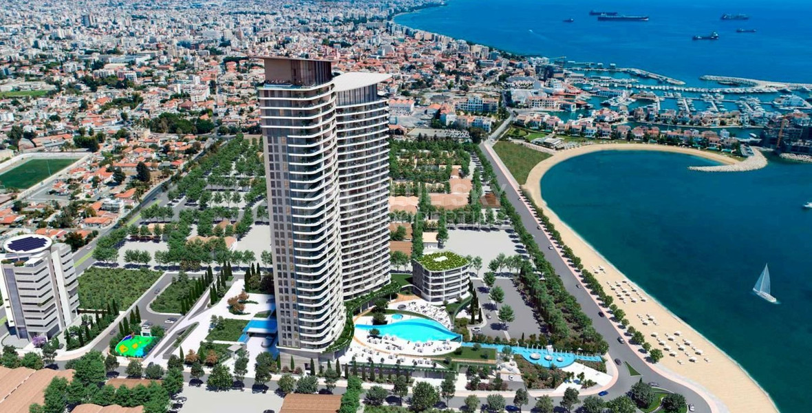 Luxury Three-Bedroom Beachfront & Seafront Apartment For Sale Next to Limassol Marina | Prime Cyprus Property Investment