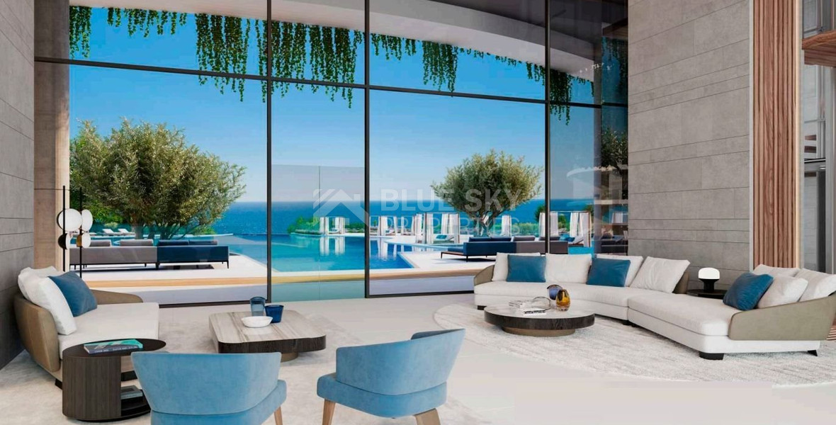 Luxury 3 Bedroom Seafront Apartment Near Limassol Marina | 17th Floor