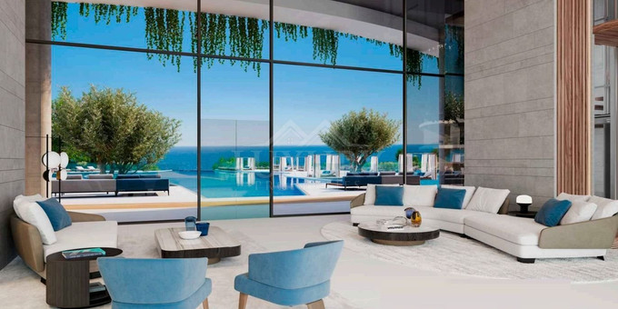 Luxury 3 Bedroom Seafront Apartment Near Limassol Marina | 17th Floor