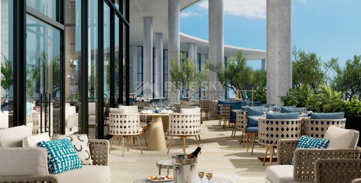 Luxury 3 Bedroom Seafront Apartment Near Limassol Marina | 15th Floor