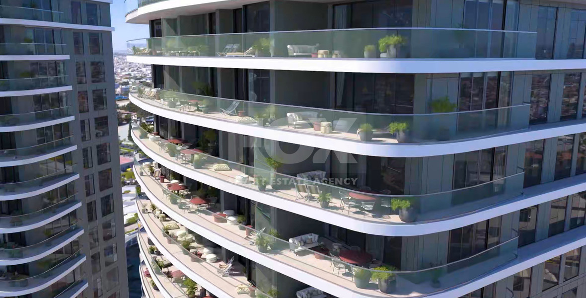 Luxury 3 Bedroom Seafront Apartment Near Limassol Marina | 15th Floor