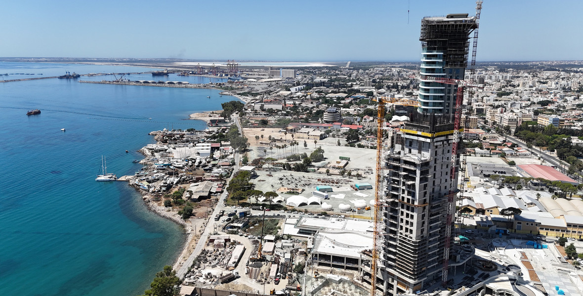 15th-Floor Waterfront Apartment for Sale Beside Limassol Marina