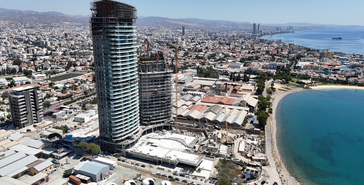 15th-Floor Waterfront Apartment for Sale Beside Limassol Marina