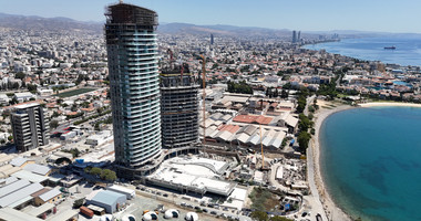 15th-Floor Waterfront Apartment for Sale Beside Limassol Marina
