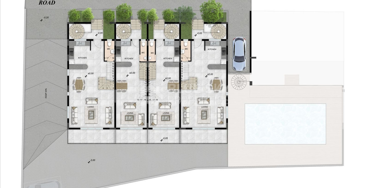 For Sale: Modern three Bedroom Maisonette with Sea View in Empa