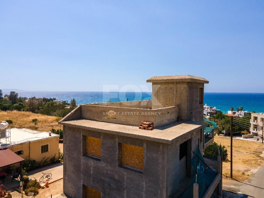 Incompelte bulding in Pomos , Paphos