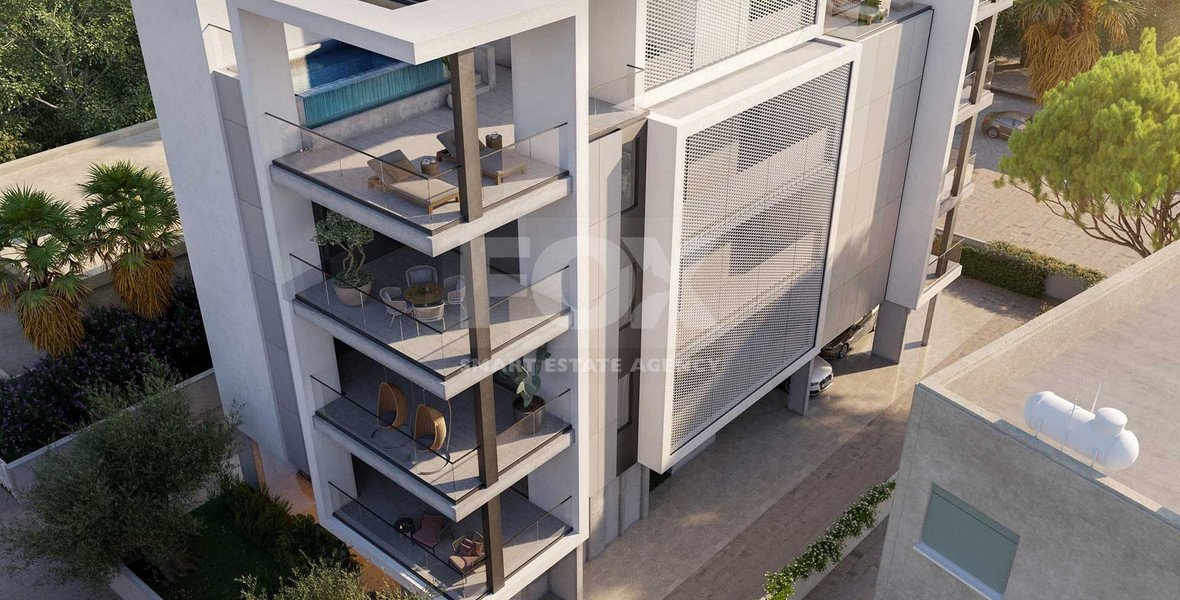 2 Bedroom plus storage room Penthouse with Roof Garden and swimming pool for Sale in Potamos Germasogeias