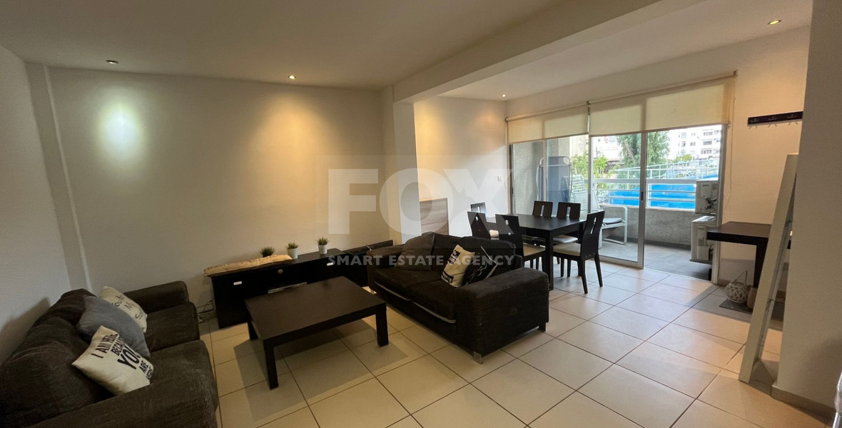 For rent Modern Fully Furnished Apartment with Private Access to Pool and Beach in Germasogeia