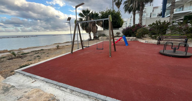 For rent Modern Beachfront Apartment with Private Access to Pool and Beach in Germasogeia