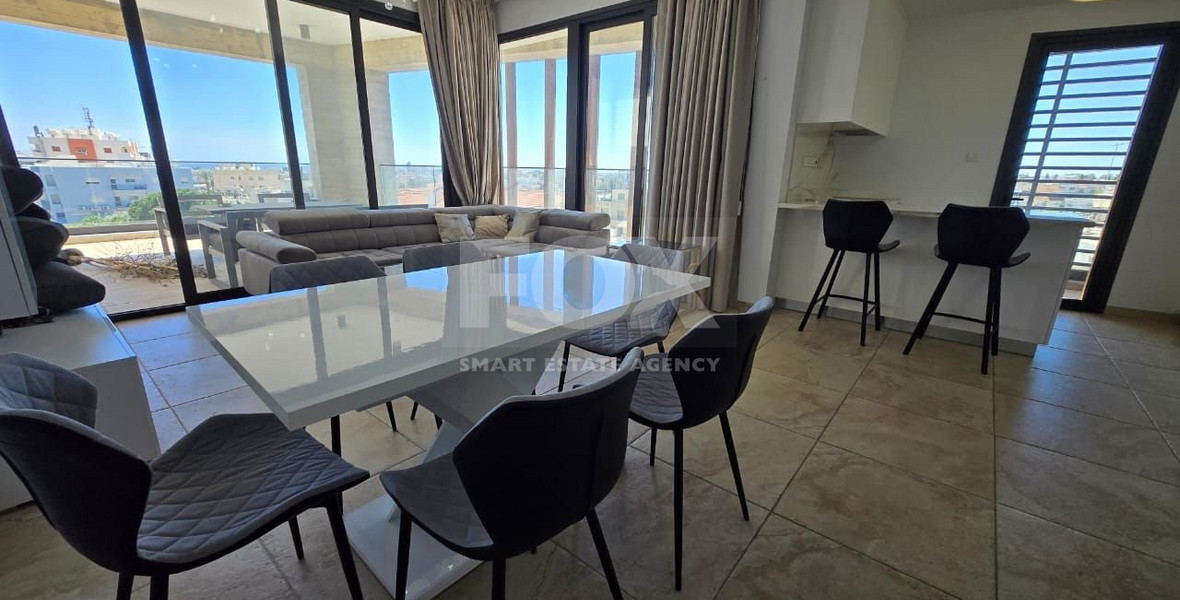 Modern Two-Bedroom Penthouse for sale in Tsirio: with Roof Garden & Views