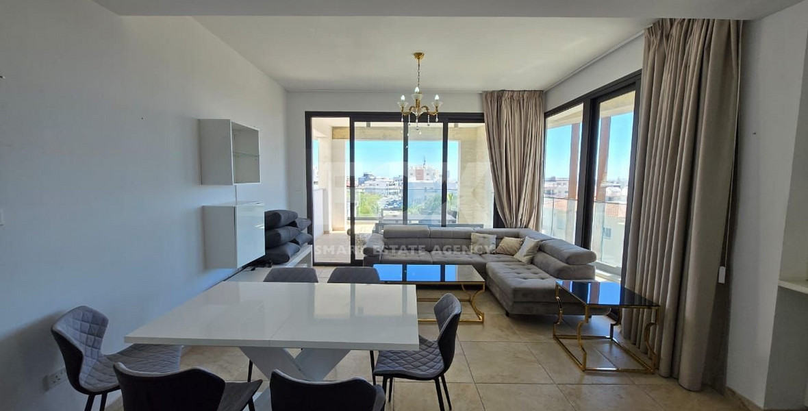Modern Two-Bedroom Penthouse for sale in Tsirio: with Roof Garden & Views
