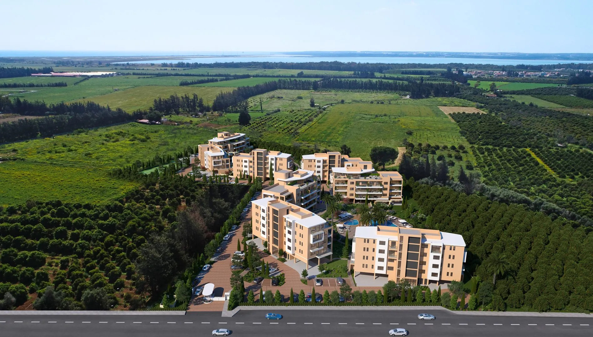 1 bedroom apartment 57 m² Trachoni Municipality, Cyprus