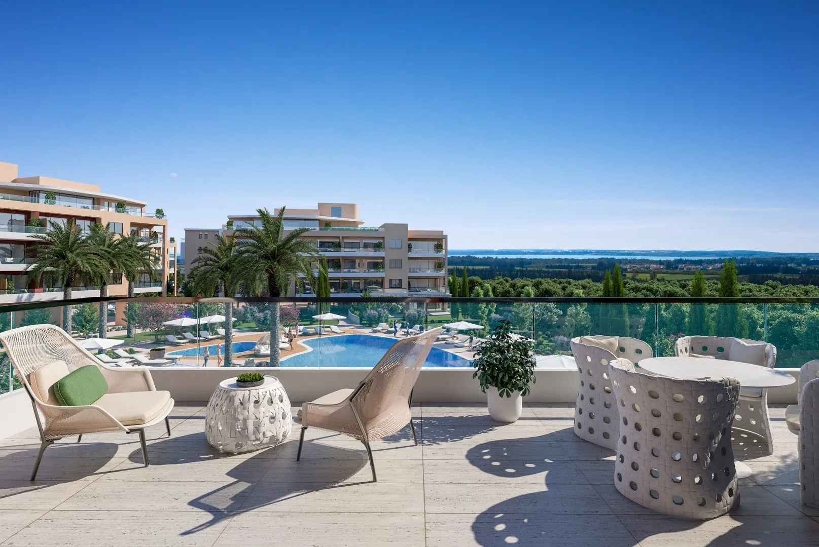 1 bedroom apartment 57 m² Trachoni Municipality, Cyprus