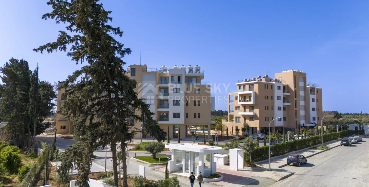 Penthouse for Sale in Trachoni, Limassol | Two-Bedroom, Pools & Green Views