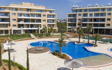 Penthouse for Sale in Trachoni, Limassol | Three-Bedroom, Pools & Green Views