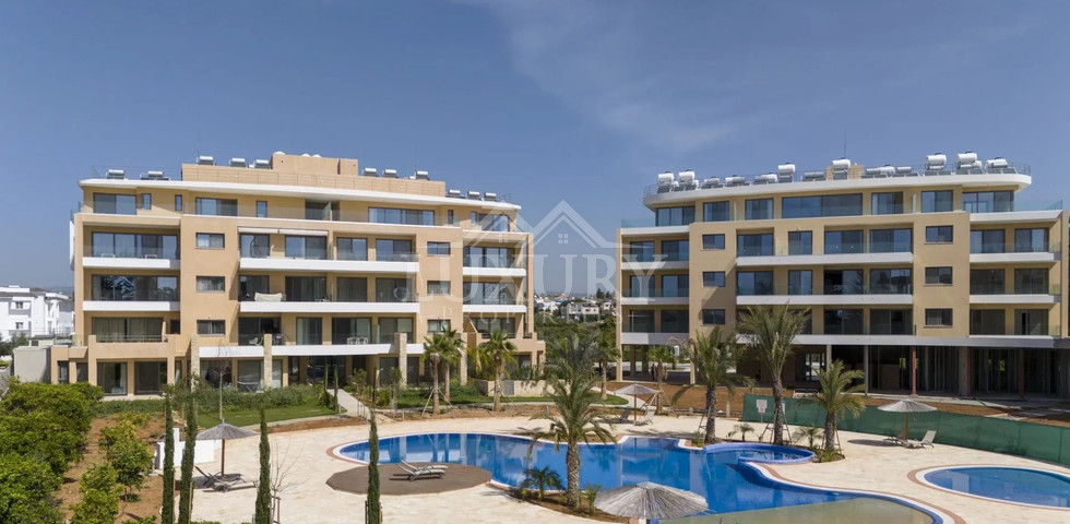 Penthouse for Sale in Trachoni, Limassol | Three-Bedroom, Pools & Green Views