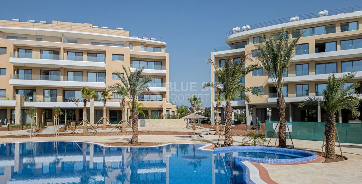Penthouse for Sale in Trachoni, Limassol | Three-Bedroom, Pools & Green Views
