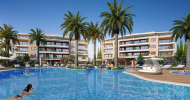 Penthouse for Sale in Trachoni, Limassol | Three-Bedroom, Pools & Green Views