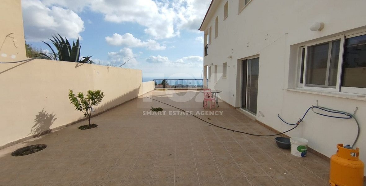 For Sale: Spacious 2 Bedroom Apartment with Sea View in Peyia