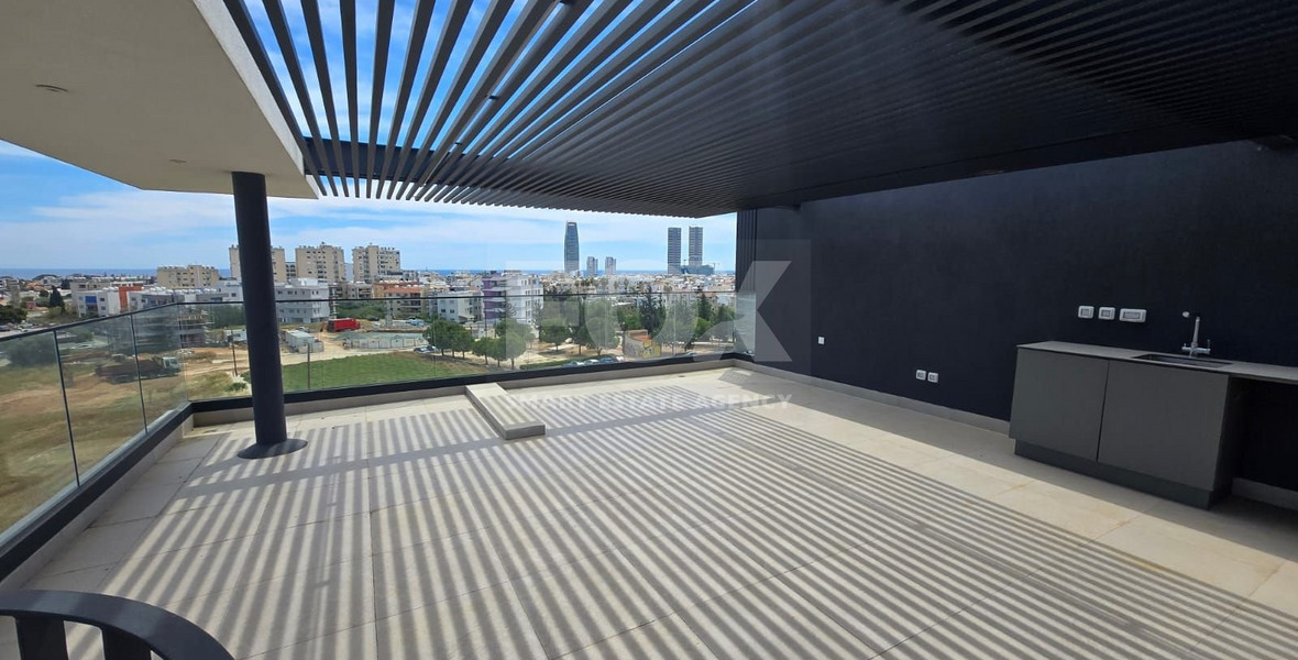 Elegant Three-Bedroom Penthouse for sale in Agios Athanasios: with Private Roof Garden & Panoramic Views