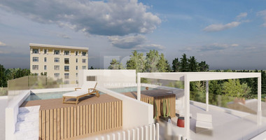 Two bedroom apartment (off-plan) for sale with roof garden and private pool in Kato Paphos