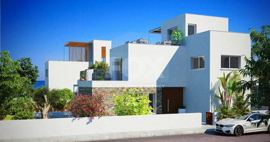 Four Bedroom Seaside Villa In Geroskipou Tourist area in Paphos.
