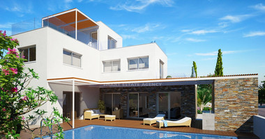Four Bedroom Seaside Villa In Geroskipou Tourist area in Paphos.