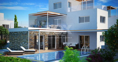 Four Bedroom Seaside Villa In Geroskipou Tourist area in Paphos.