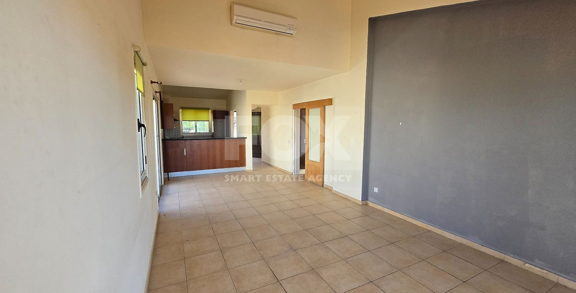 For sale : Two Bedroom Unfurnished Ground Floor House in Chlorakas