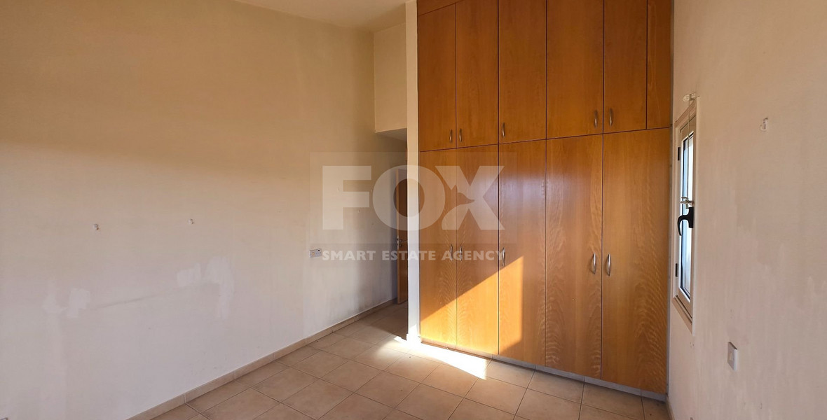 For sale : Two Bedroom Unfurnished Ground Floor House in Chlorakas