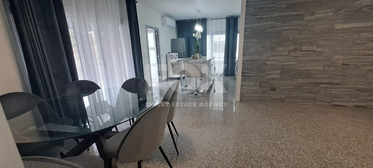 Three bedroom furnished apartment for rent, opposite the sea, Agios Tychonas