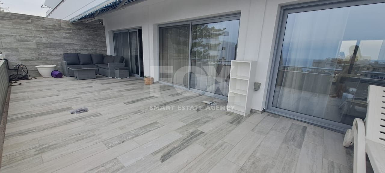 Three bedroom furnished apartment for rent, opposite the sea, Agios Tychonas