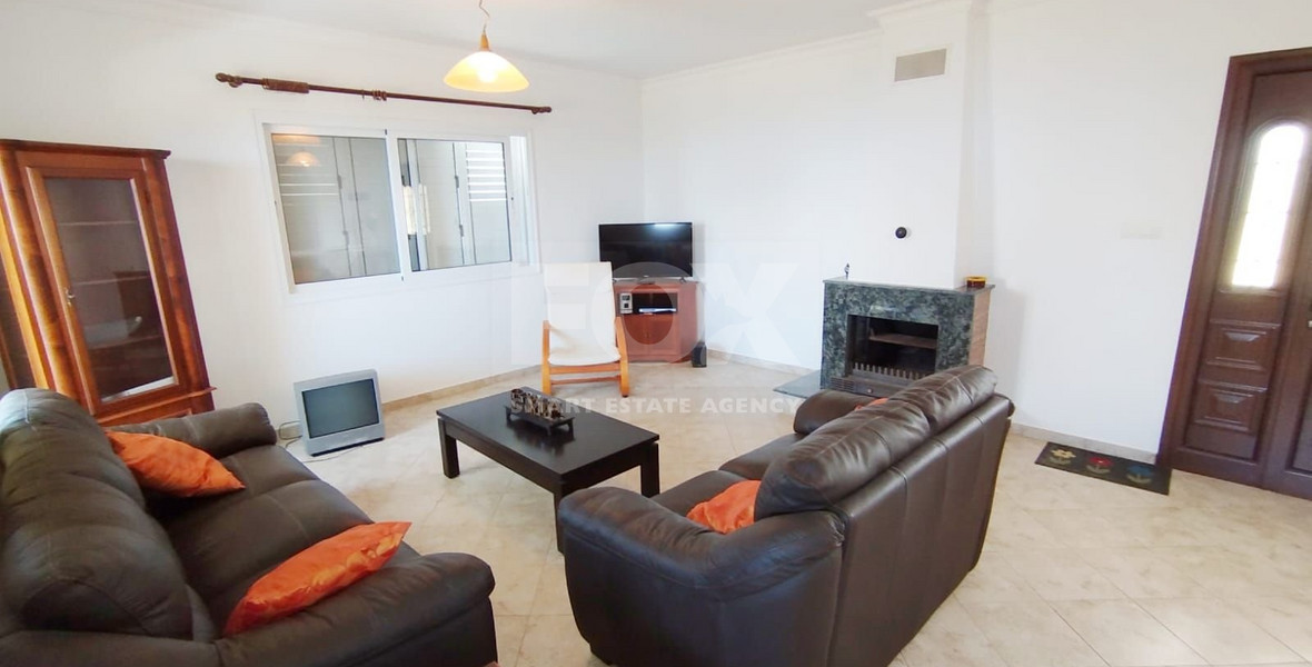 For Rent: Fully Furnished Three Bedroom Apartment with Sea View in Drousia