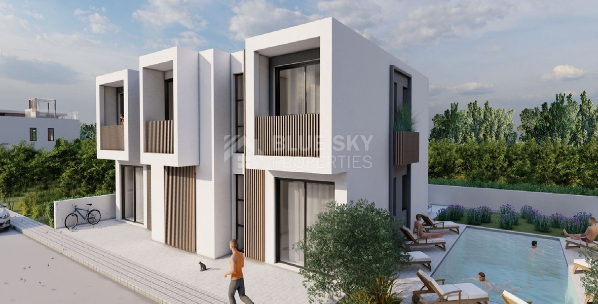 For sale three bedroom Semi-detached house in Tremithousa, Paphos