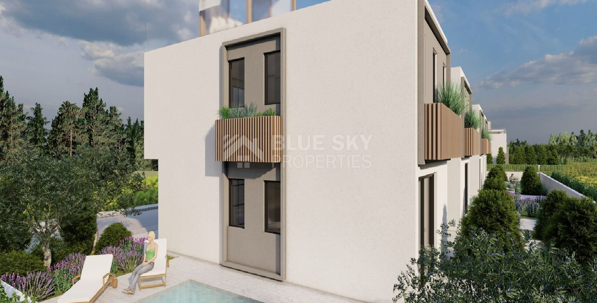 For sale three bedroom Semi-detached house in Tremithousa, Paphos