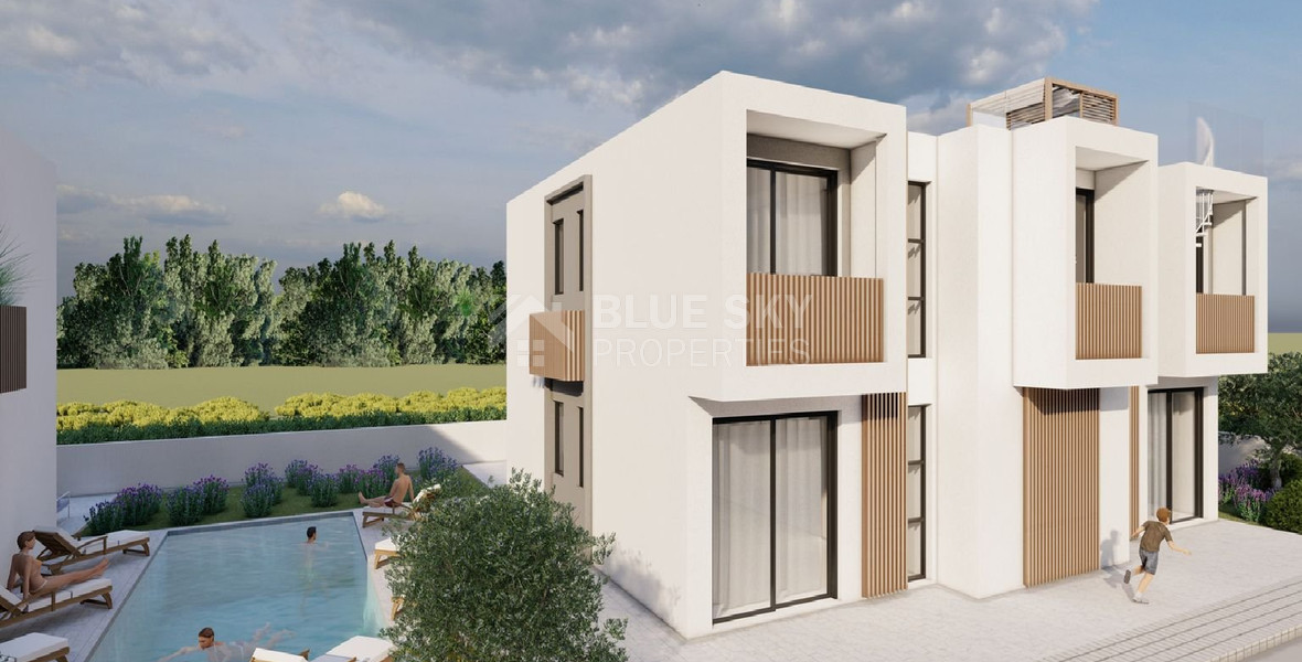 For sale three bedroom Semi-detached house in Tremithousa, Paphos