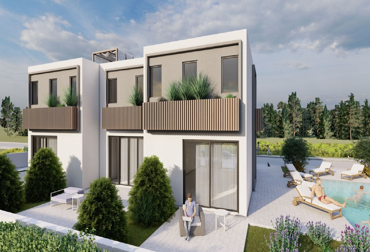 Mieszkanie 3 pokoi 120 m² Tremithousa, Cypr