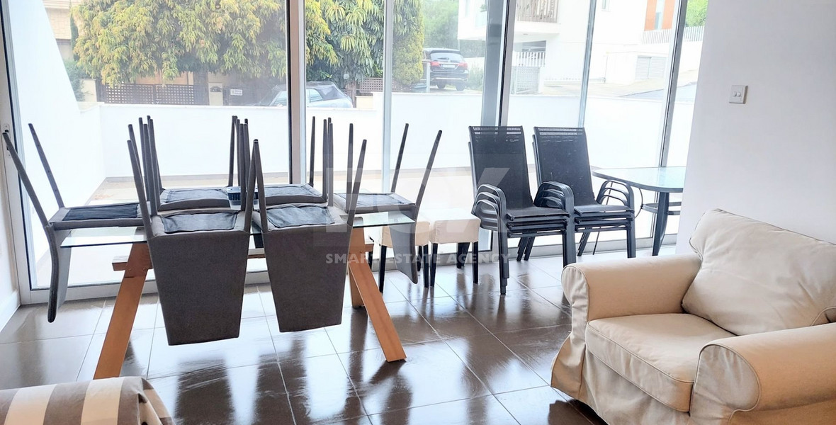 Fully Furnished Ground Floor Apartment For Rent in Agia Filaxi