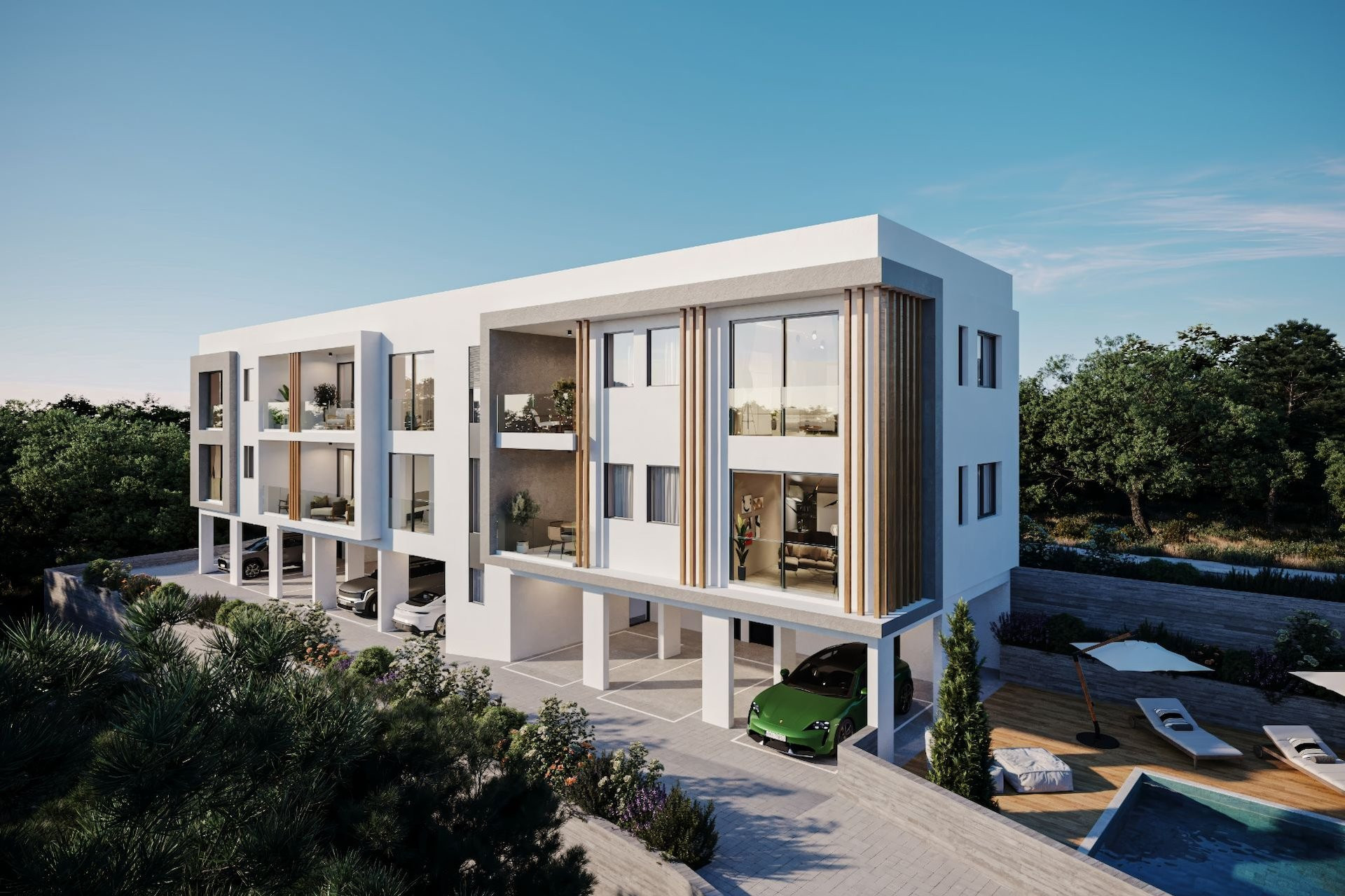 Apartamento 2 habitaciones 77 m² Chloraka, Chipre