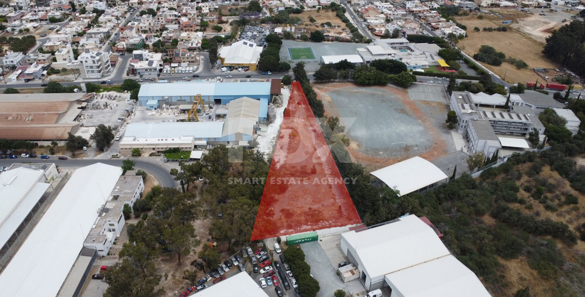 Prime Industrial Land for Sale in Kato Polemidia – 4,014m² with High Development Potential