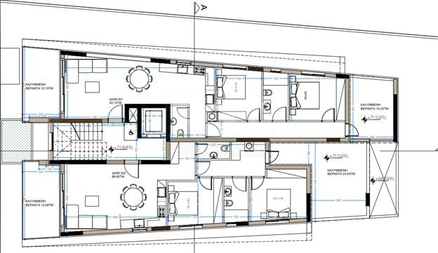 Top floor two bedroom apartment for sale in Kapsalos, Limassol