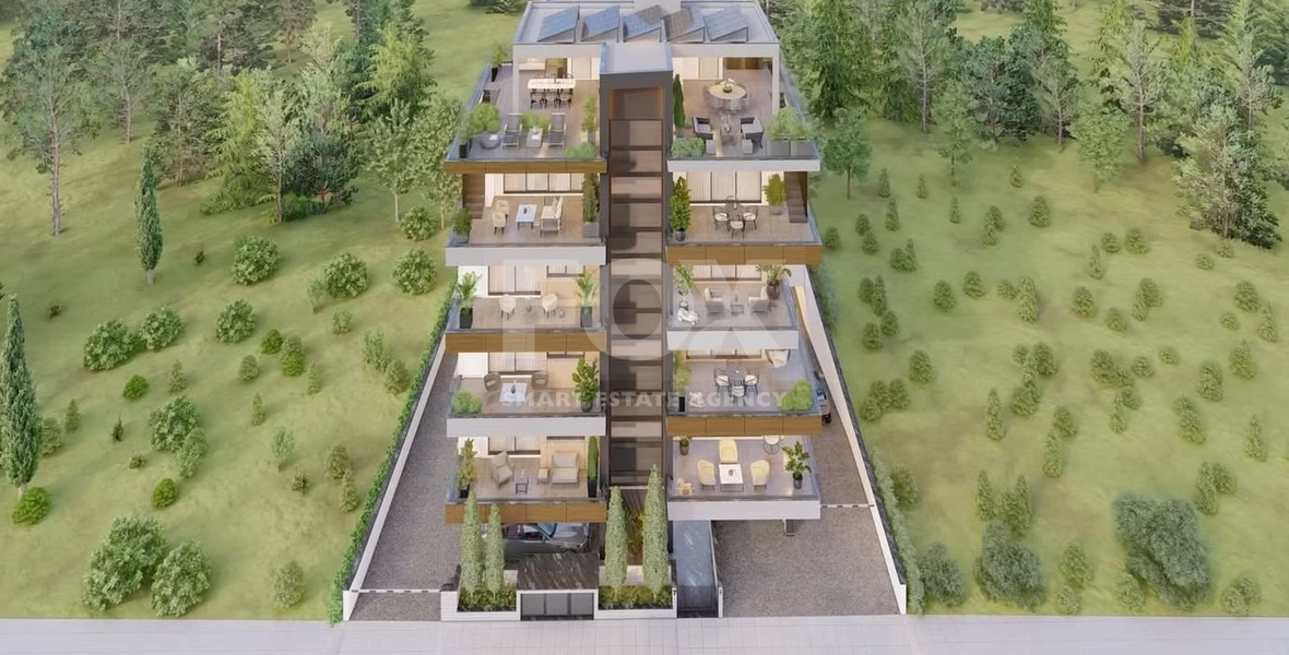Penthouse Two plus one Bedroom Apartment with roof garden for Sale in Agios Ioannis