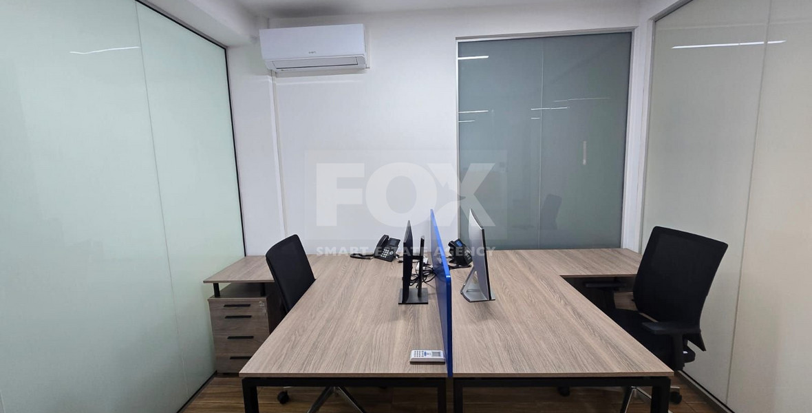 200m2 Of Office Space Available In a Shared Office For Rent In Neapoli