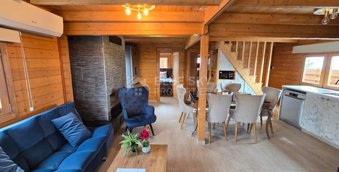 Four Bedroom House with Pool For Rent in Lofou village, Limassol