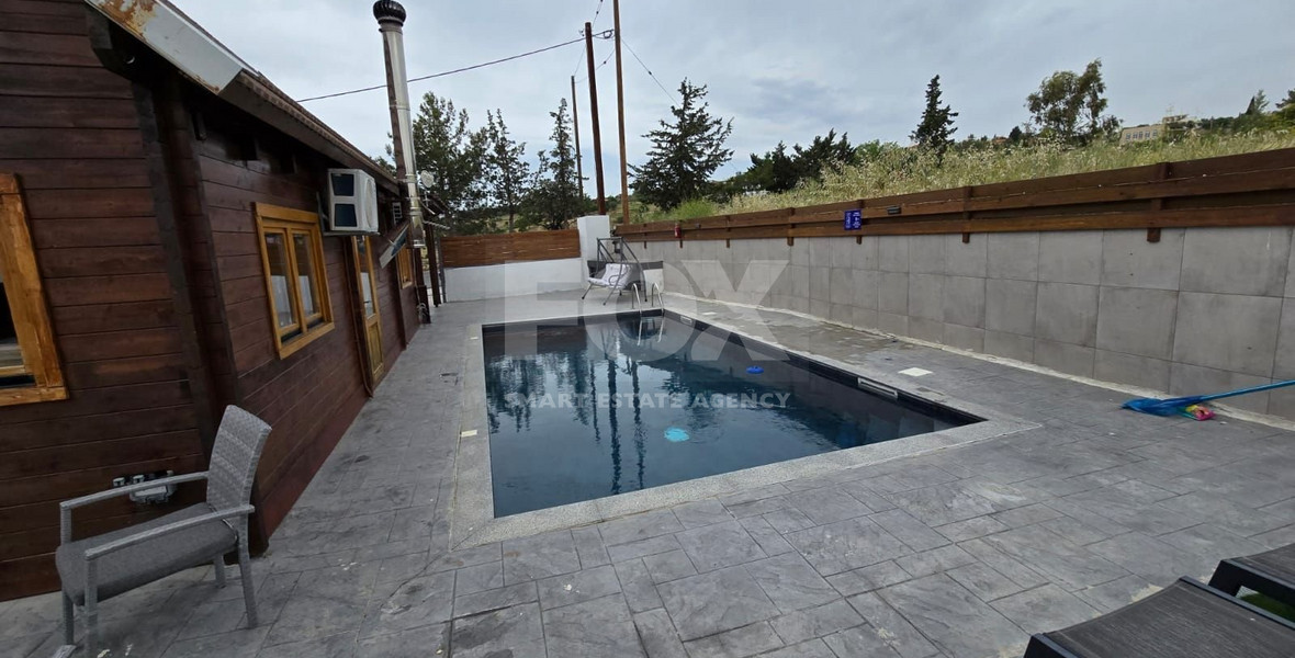 Four Bedroom House with Pool For Rent in Lofou village, Limassol