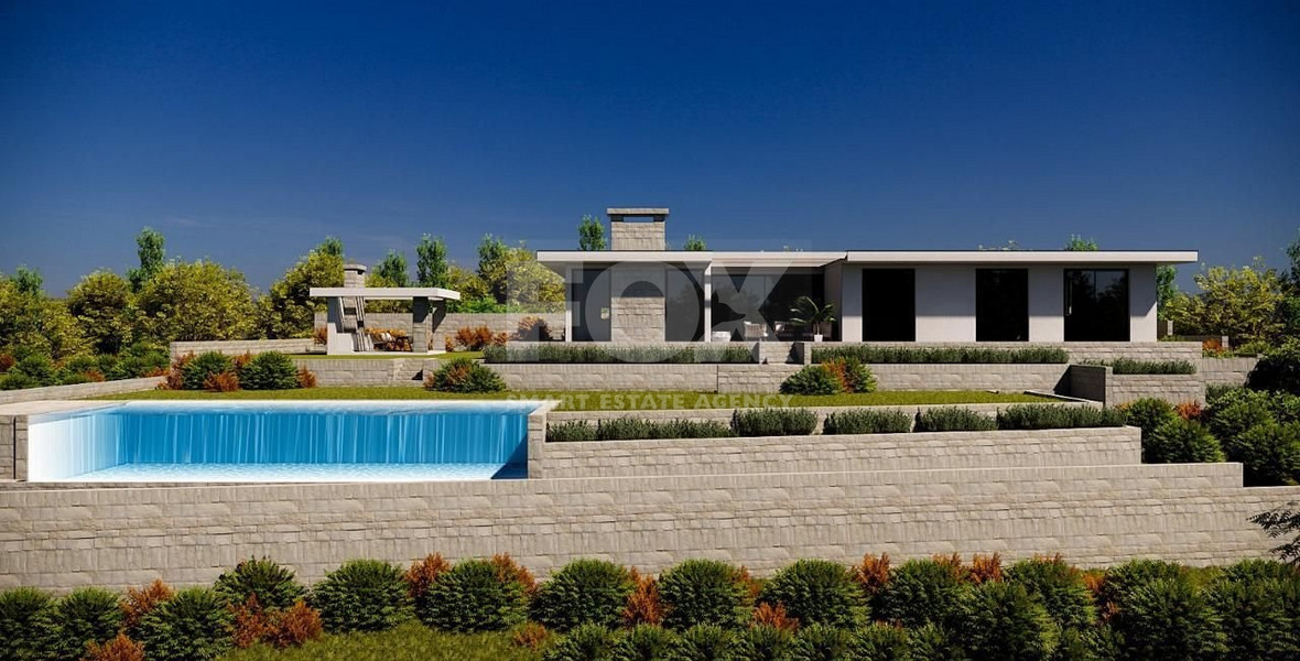 For sale : Luxury Three Bedroom Detached Bungalow with Sea View in Secret Valley, Paphos