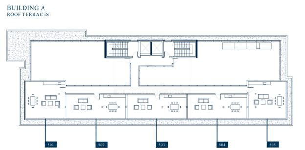 Top floor 2 bedroom apartment with roof garden for sale in Potamos Germasogeias, Limassol